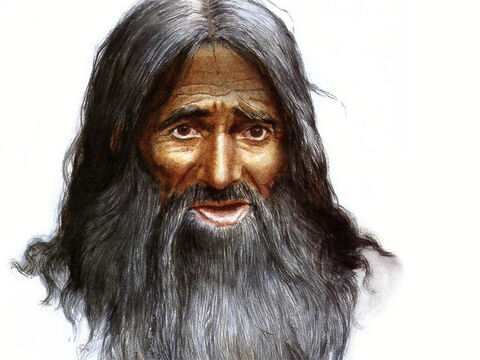 किसी भी जंगली दिखने वाले, बाइबिल के बूढे पुरुष चरित्र का प्रतिनिधित्व करने के लिए इस्तेमाल किया जा सकता है। – Slide número 16