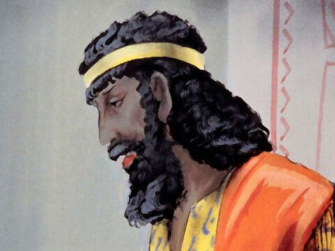 हामान ने सोचा कि राजा उसका उल्लेख कर रहा है और उसने कल्पना की कि वह कैसे सम्मानित होना चाहेगा। – Slide número 36