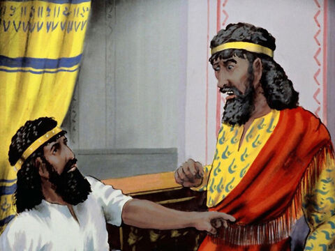 राजा ने आदेश दिया, 'जाओ और यहूदी मोर्दकै के लिए यह सब करो।' – Slide número 38
