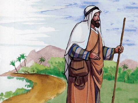 ‘एक मनुष्य यरूशलेम से यरीहो को जा रहा था... – Slide número 4