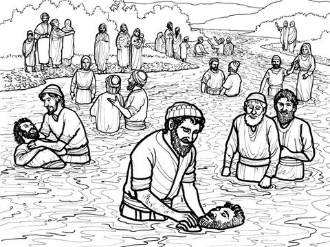 जो लोग सुसमाचार का संदेश स्वीकार करते हैं वे बपतिस्मा लेते हैं। प्रेरितों के कार्य 2:41 – Slide número 2