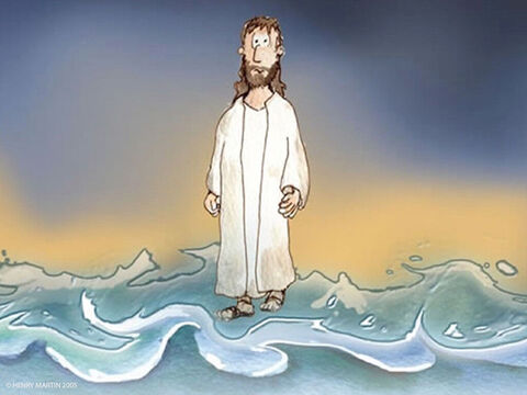 'डरो मत, यह मैं हूँ,' यीशु मसीह ने कहा। – Slide número 8