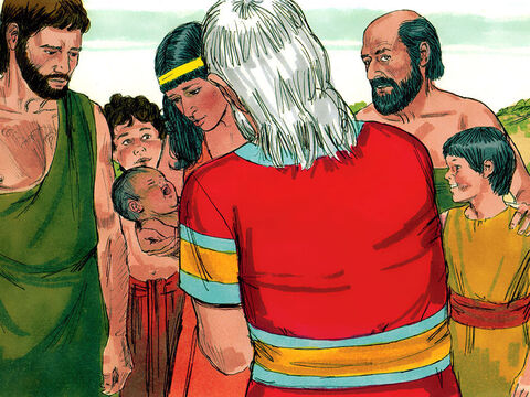 जब हाजिरा ने इश्माएल को जन्म दिया तब अब्राम छियासी वर्ष का था। – Slide número 9