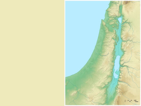 आगे की छवियां या पाठ जोड़ने के लिए बाईं ओर स्थान के साथ इस्राएल का मानचित्र। – Slide número 10