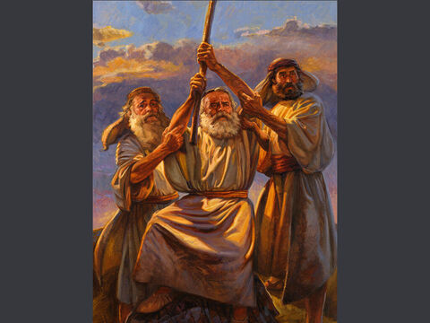 सुनहरा बछड़ा। और छावनी के पास आते ही मूसा को वह बछड़ा और नाचना देख पड़ा, तब मूसा का कोप भड़क उठा, और उसने तख्तियों को अपने हाथों से पर्वत के नीचे पटककर तोड़ डाला। निर्गमन 32:19  <br/>संपूर्ण पाठ: निर्गमन 24:5-8 – Slide número 6