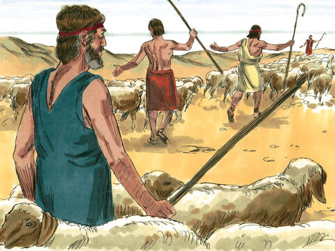 आस-पास रहने वाले अरबी लोगों ने यहोशापात को भेड़-बकरियों के उपहार लाए - 7,700 मेढ़े और 7,700 बकरियां। – Slide número 8