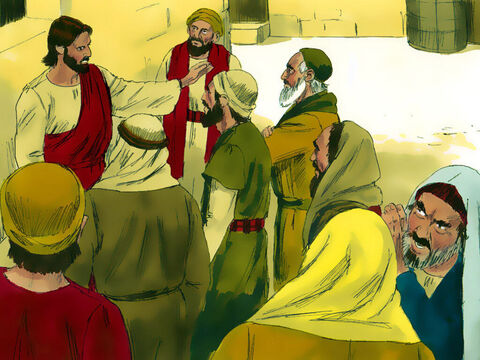 मुख्य याजक इस बात से चिंतित थे कि यीशु कितना लोकप्रिय हो रहा था और उसे गिरफ्तार करने और मार डालने का तरीका खोजने की योजना बना रहे थे। – Slide número 3