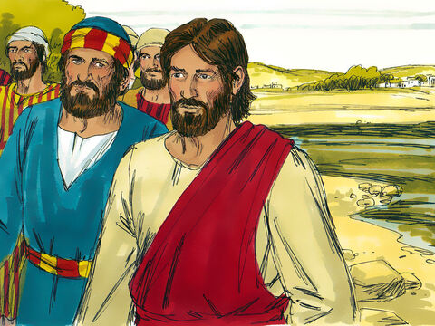 यीशु कफरनहूम के बाहरी इलाके में था। – Slide número 1