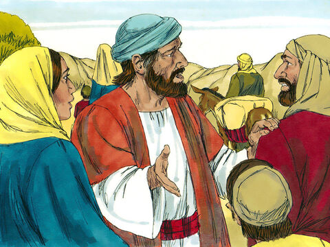 उस रात मरियम और युसुफ ने जब डे़रा ड़ाला तो यीशु उन्हें नही मिला। – Slide número 4