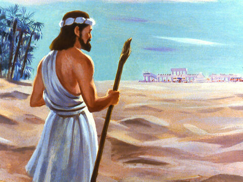 परमेश्वर ने योना को नीनवे शहर जाने के लिए अपने निर्देश को दोहराया। इस बार योना ने आज्ञा मानी। – Slide número 28