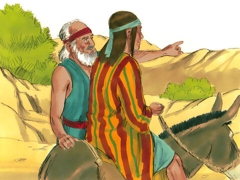 याकूब ने यूसुफ से कहा, 'जाकर अपने भाइयों और भेड़-बकरियों का हाल देख कि वे कुशल से हैं, और मेरे पास समाचार ले आ।' – Slide número 2
