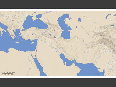 इस्राएल और एशिया का खाली नक्शा। – Slide número 7