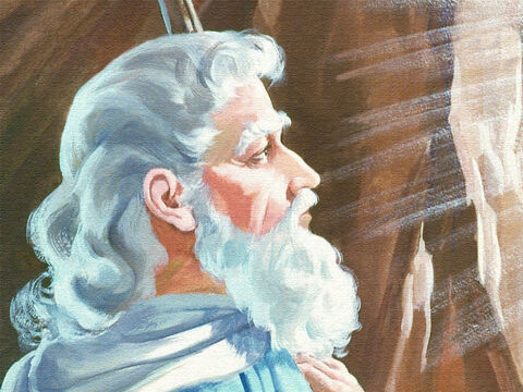 तब मूसा 40 दिन और 40 रात पहाड़ पर रहा, और परमेश्वर ने उसके साथ बातें की, और उसकी सारी व्यवस्थाएं और निर्णय दिए। – Slide número 38