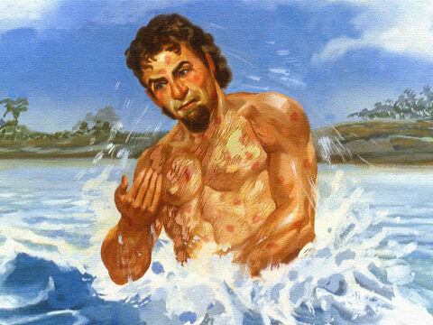 नामान छह बार पानी में उतरा और उसका शरीर वही रहा। – Slide número 48