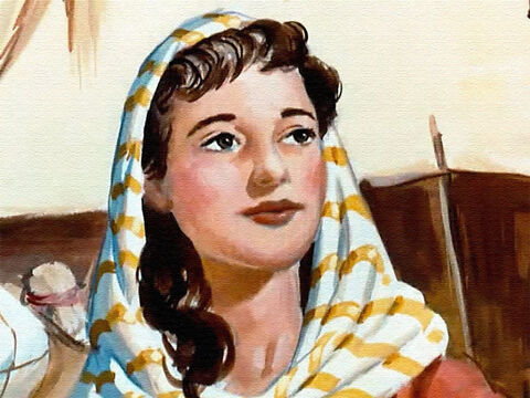 बहुत पहले इस्राएल देश में हन्ना नाम की एक युवती रहती थी। – Slide número 1