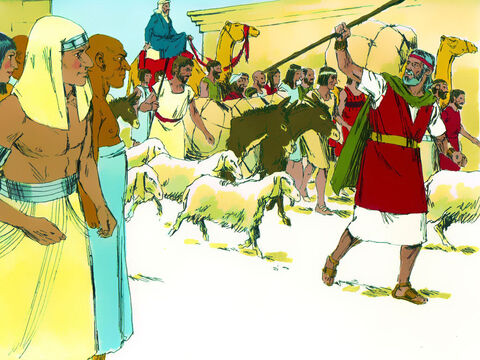 निर्गमन 13:17-20<br/>जैसे ही फिरौन ने इब्रानी दासों को जाने के लिए स्वतंत्र किया, इब्रानी लोग मिस्र छोड़ कर जाने के लिए फुर्ती करने लगे। – Slide número 1