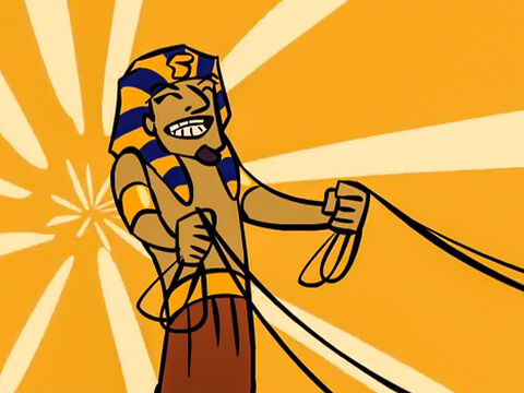 जब इस्राएलियों ने मिस्री राजा को अपनी सेना के साथ आते देखा... – Slide número 7