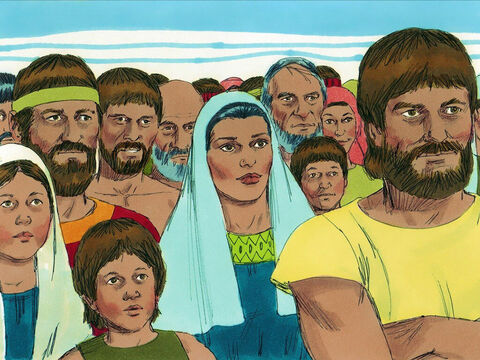 मिस्पा में लोगों ने जल भरकर यहोवा के साम्हने भेंट के लिये उंडेल दिया। उन्होंने उपवास किया और अंगीकार किया, 'हमने यहोवा के विरुद्ध पाप किया है।' – Slide número 16