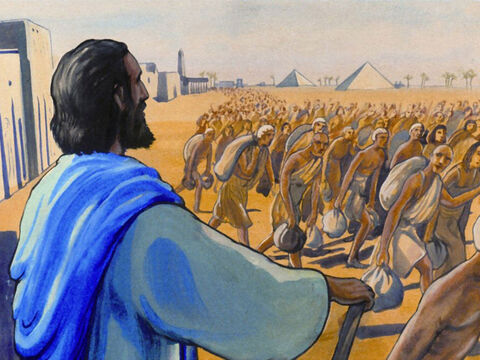 इसके बाद वह 20 लाख इस्राएलियों को मिस्र से बाहर ले आया..... – Slide número 35