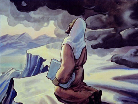 परमेश्वर ने मूसा को 10 आज्ञाएँ दी। – Slide número 39