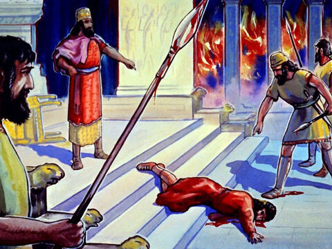बेलशस्सर उसी रात मारा गय और बेबिलोन पर फारसियों ने कब्जा कर लिया... – Slide número 38