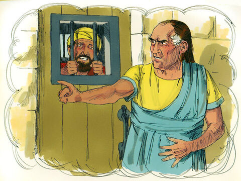 दास ने इनकार कर दिया और उस आदमी को तब तक जेल में डाल दिया जब तक उसने कर्ज नहीं चुका दिया। – Slide número 8